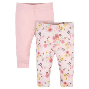 2-Pack Baby Girls Love You Pants