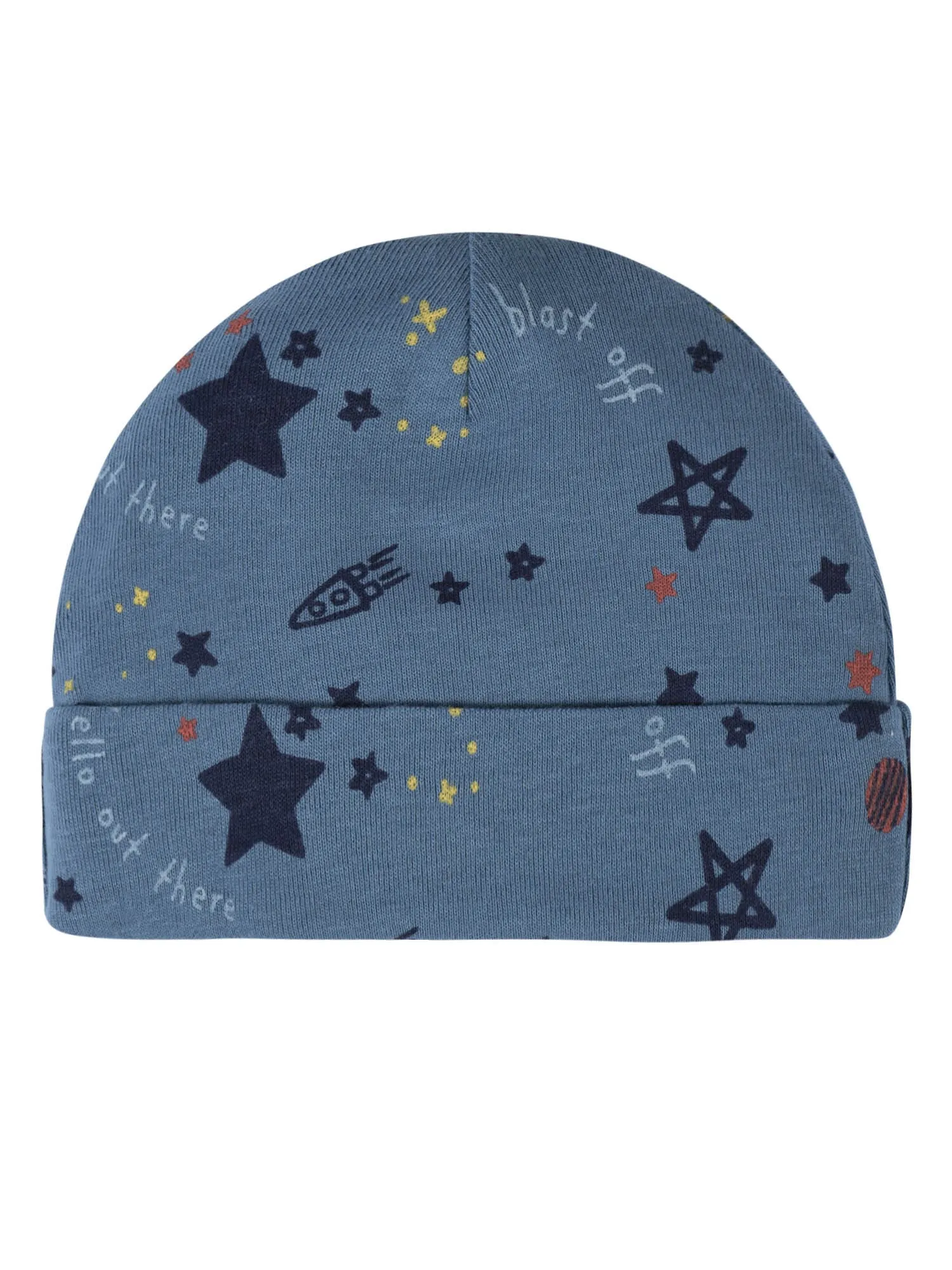 3-Pack Baby Boys Space Caps