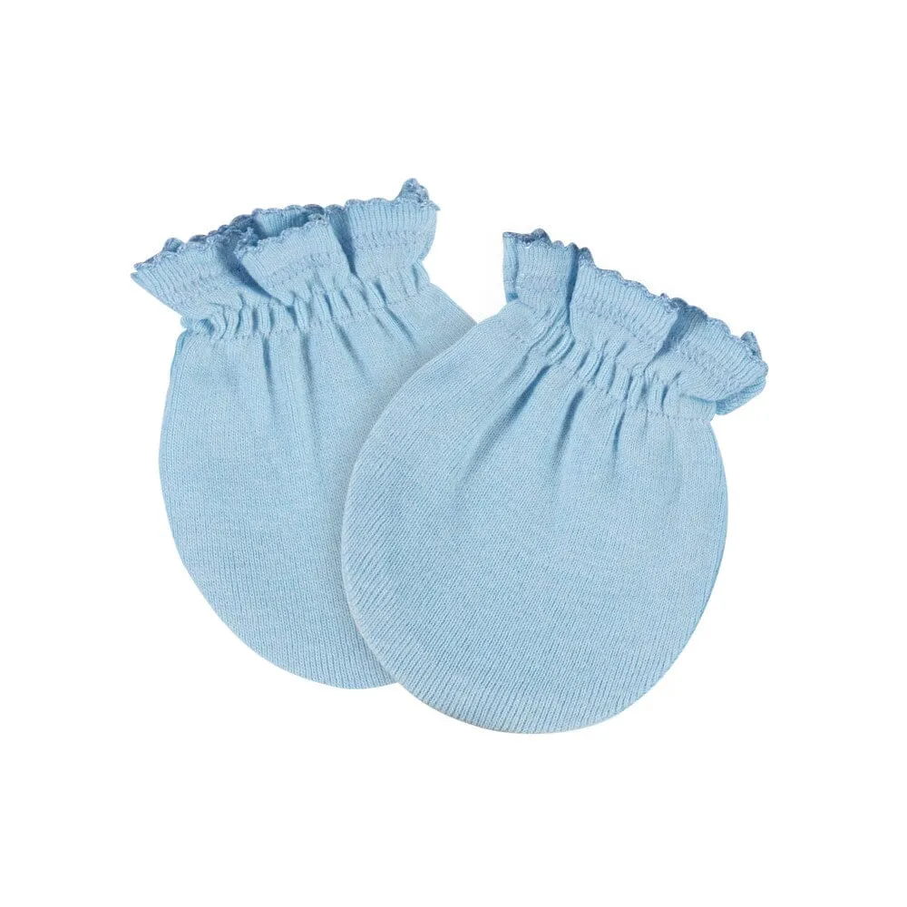 4-Pack Baby Girls Daisy No Scratch Mittens