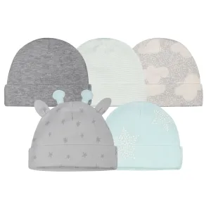 5-Pack Baby Giraffe Caps