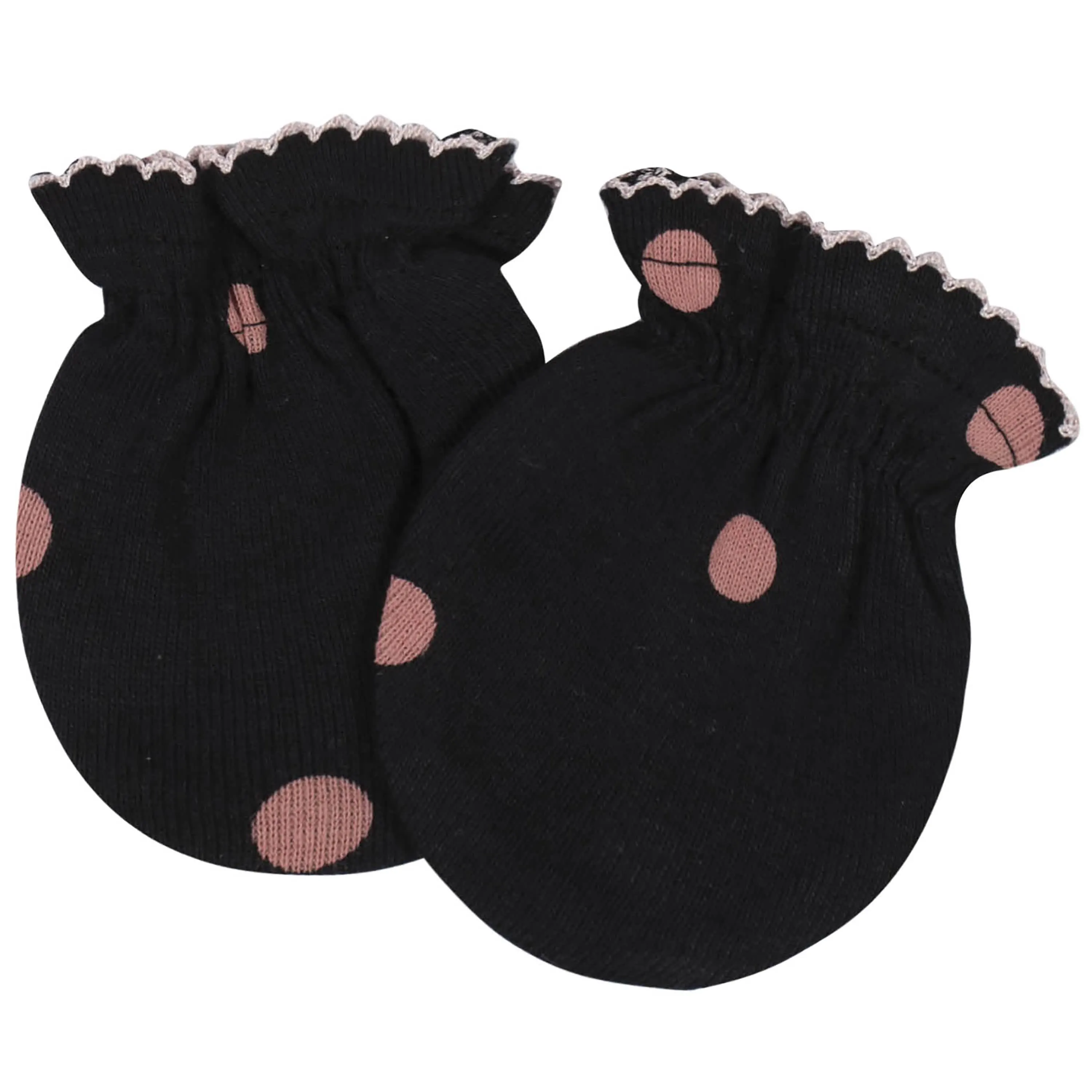 7-Piece Baby Girls Princess Cap & Mitten Set