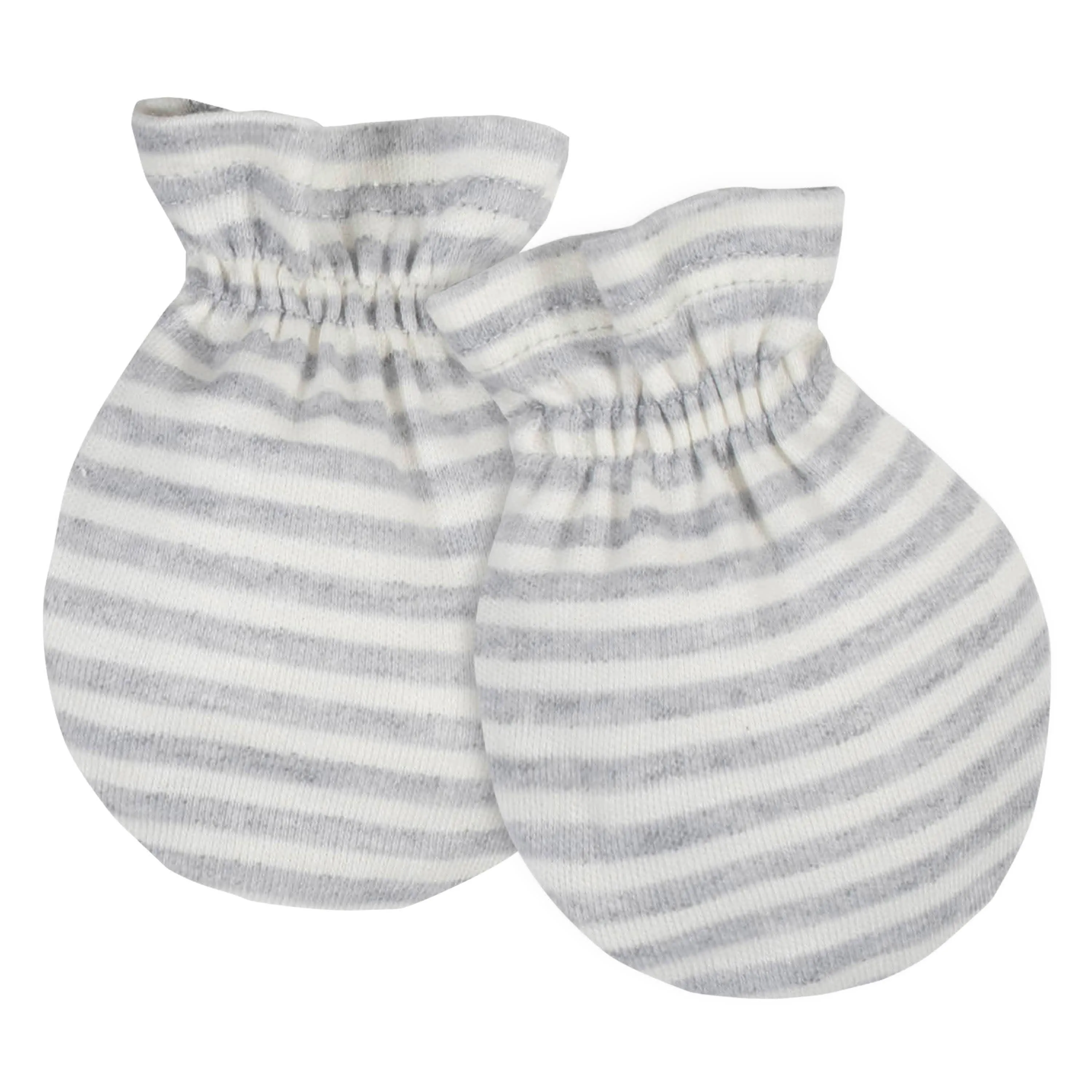 8-Piece Organic Baby Boys Wild Guy Caps & No Scratch Mittens