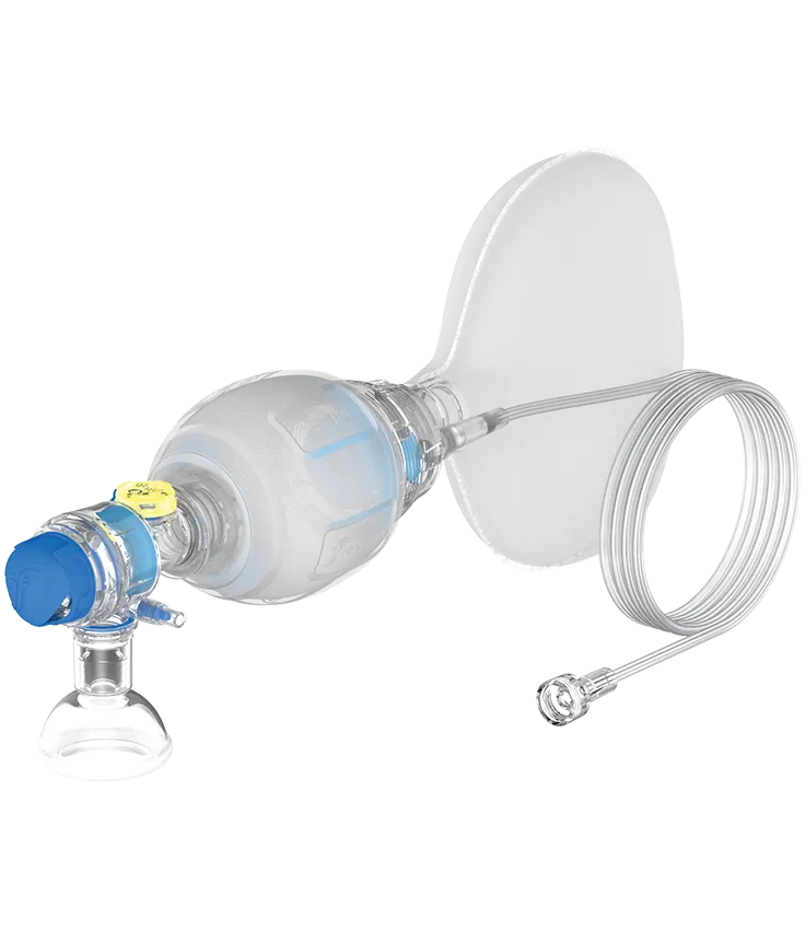 ADULT BVM DISPOSABLE RESUSCITATOR FLEXICARE ONE HANDED OPERATION