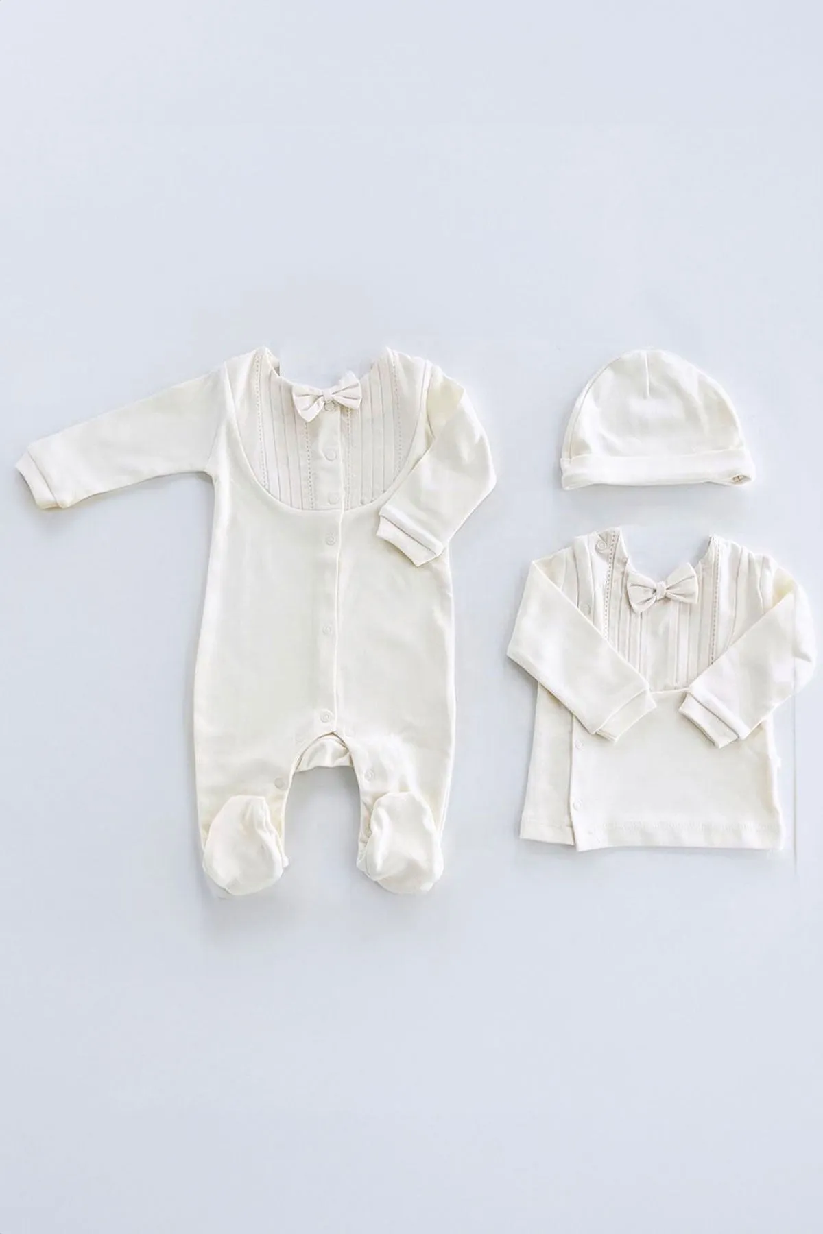 Alex Ecru Organic Cotton Newborn Coming Home Set (10 Pcs)