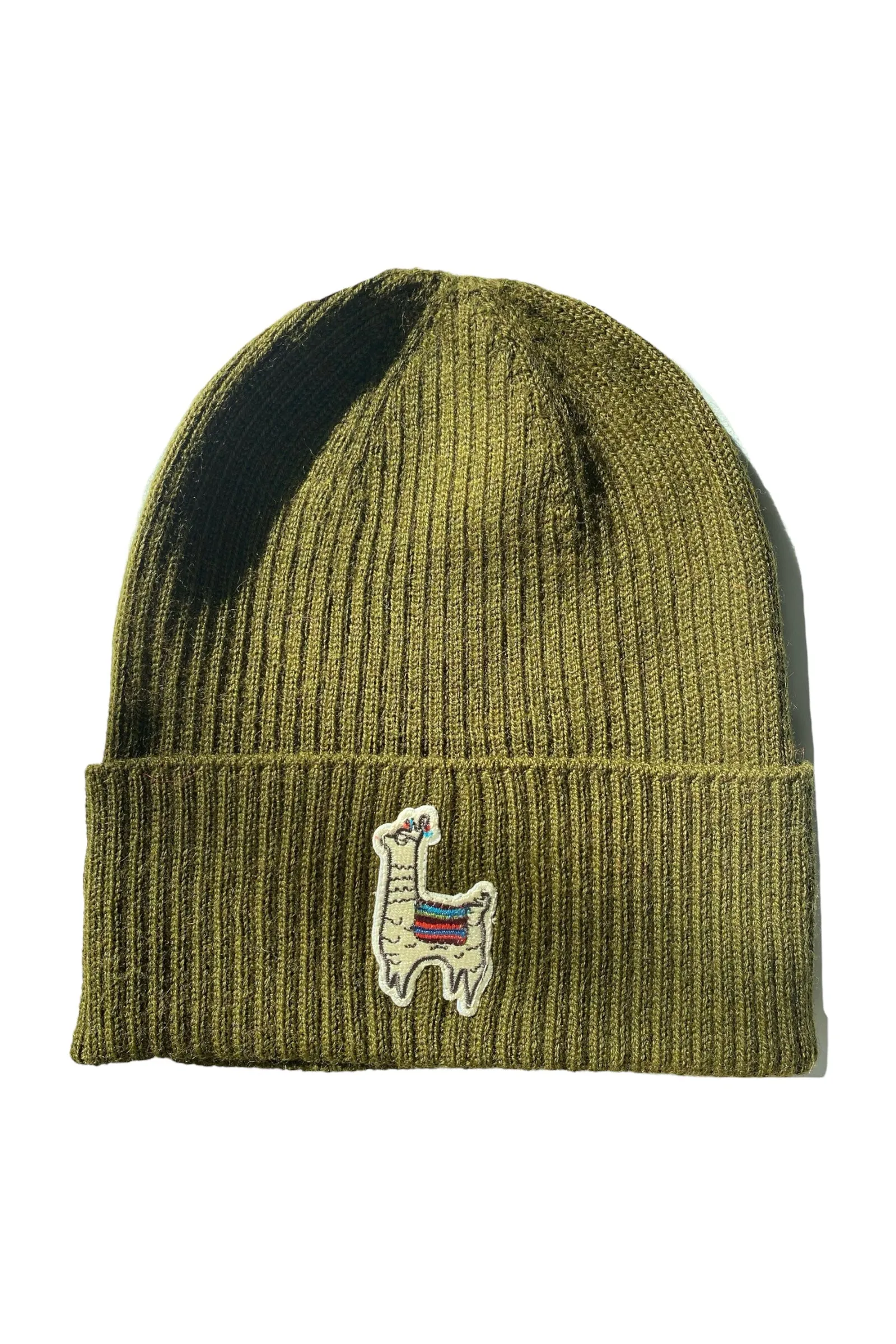 Baby Alpaca Kids Beanie with YAPA logo Green