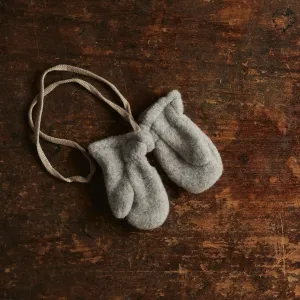 Baby & Kids Merino Wool Fleece Mittens - Moon Rock