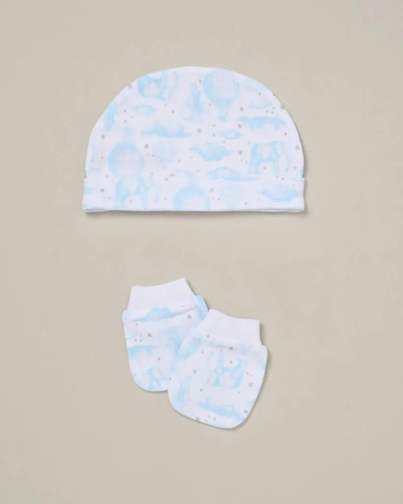 Baby Boy 'Balloon and Elephant' Clothing Set