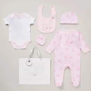 Baby Girl Clothing Gift Set 'Pink Bunny'