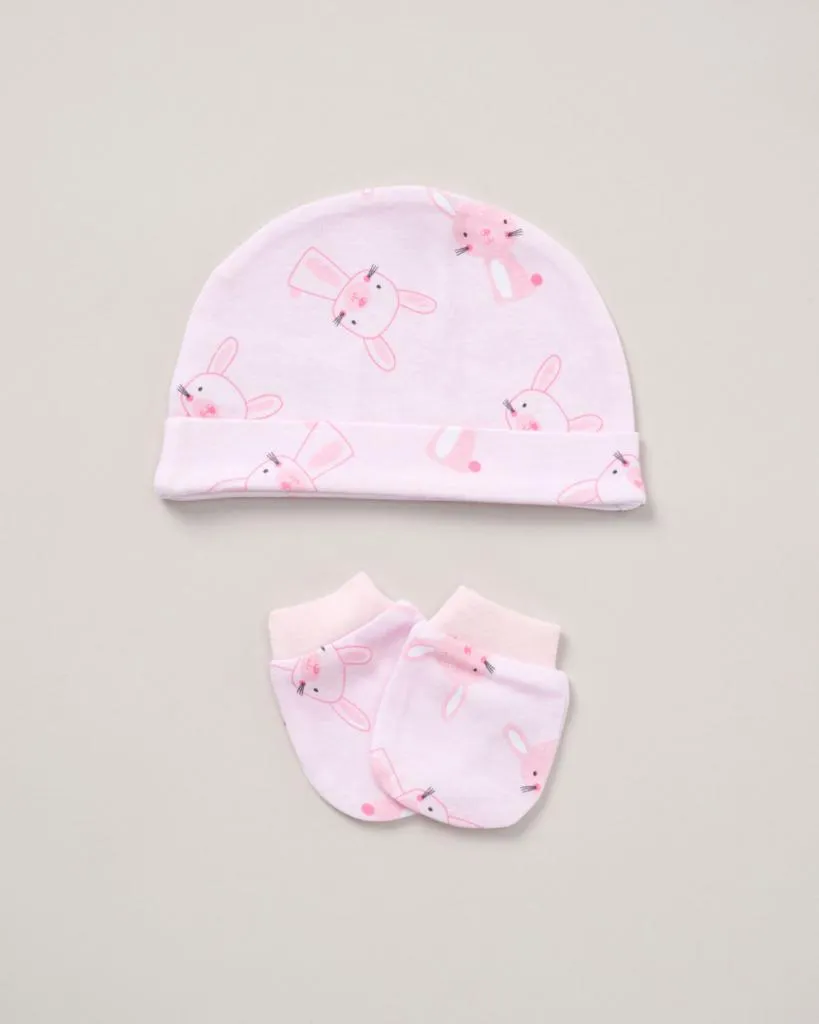 Baby Girl Clothing Gift Set 'Pink Bunny'