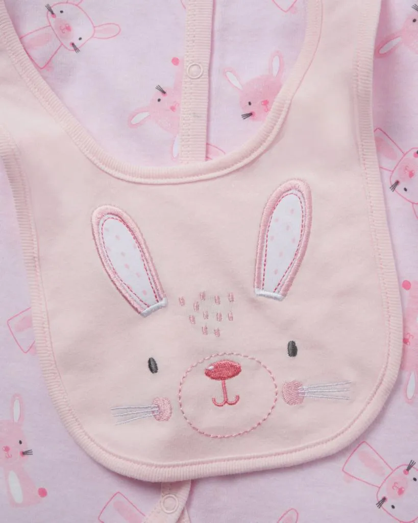 Baby Girl Clothing Gift Set 'Pink Bunny'