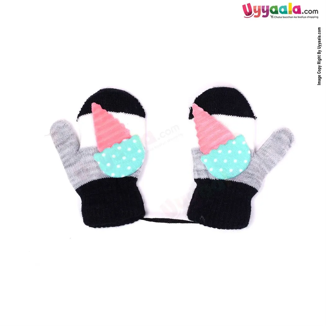 Baby Hand Gloves Ice Cream Character