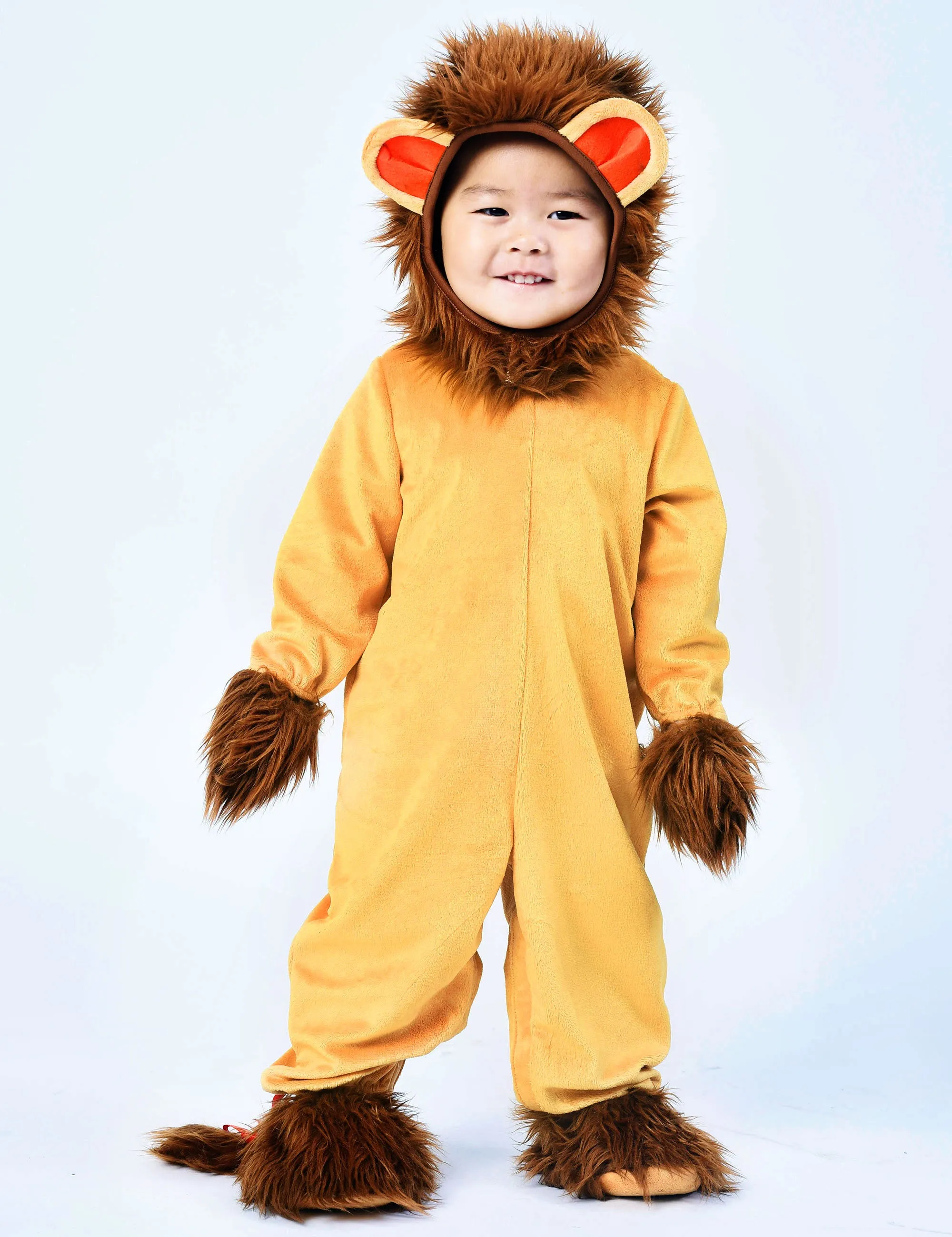 Baby Lion Costume, Animal Halloween Pajamas, Girls Boys Onesie Romper Jumpsuit 5PCS