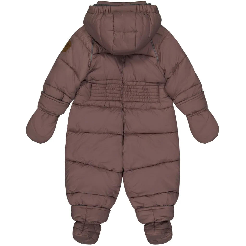 Baby Puffer Snowsuit - Twilight Mauve