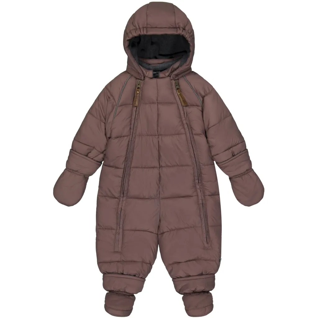 Baby Puffer Snowsuit - Twilight Mauve