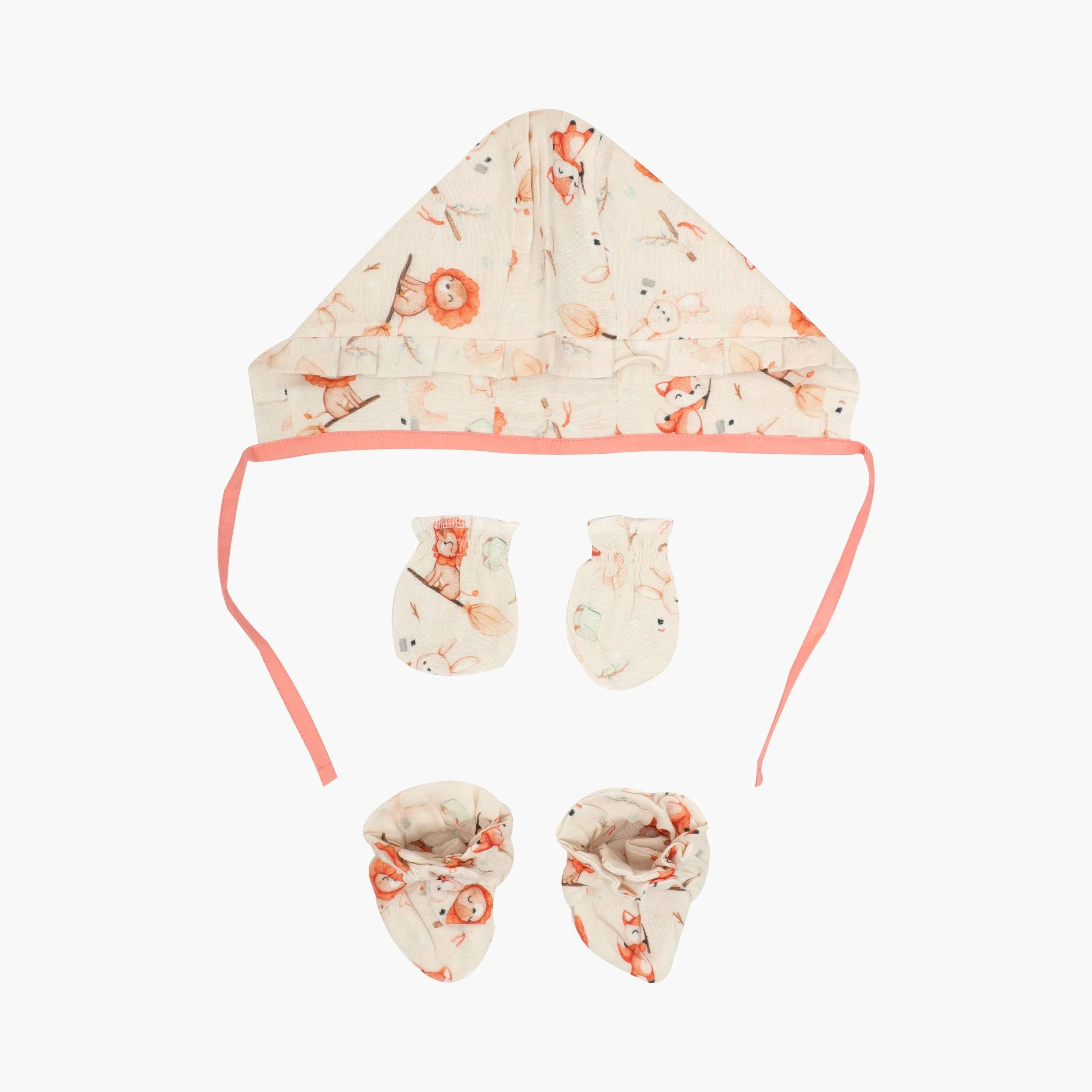 Bear Pops - Muslin 5 Piece Gift Set (0-3 Months)