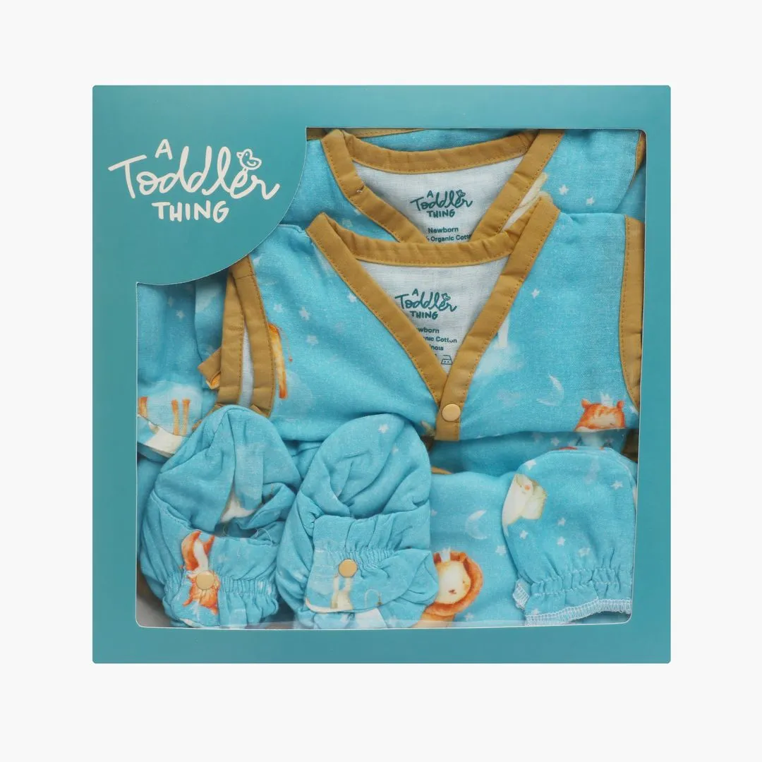 Bear Pops - Muslin 5 Piece Gift Set (0-3 Months)