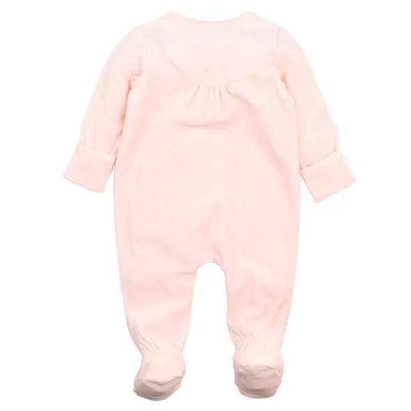 Bebe Thea Velour LS ZIP Onesie