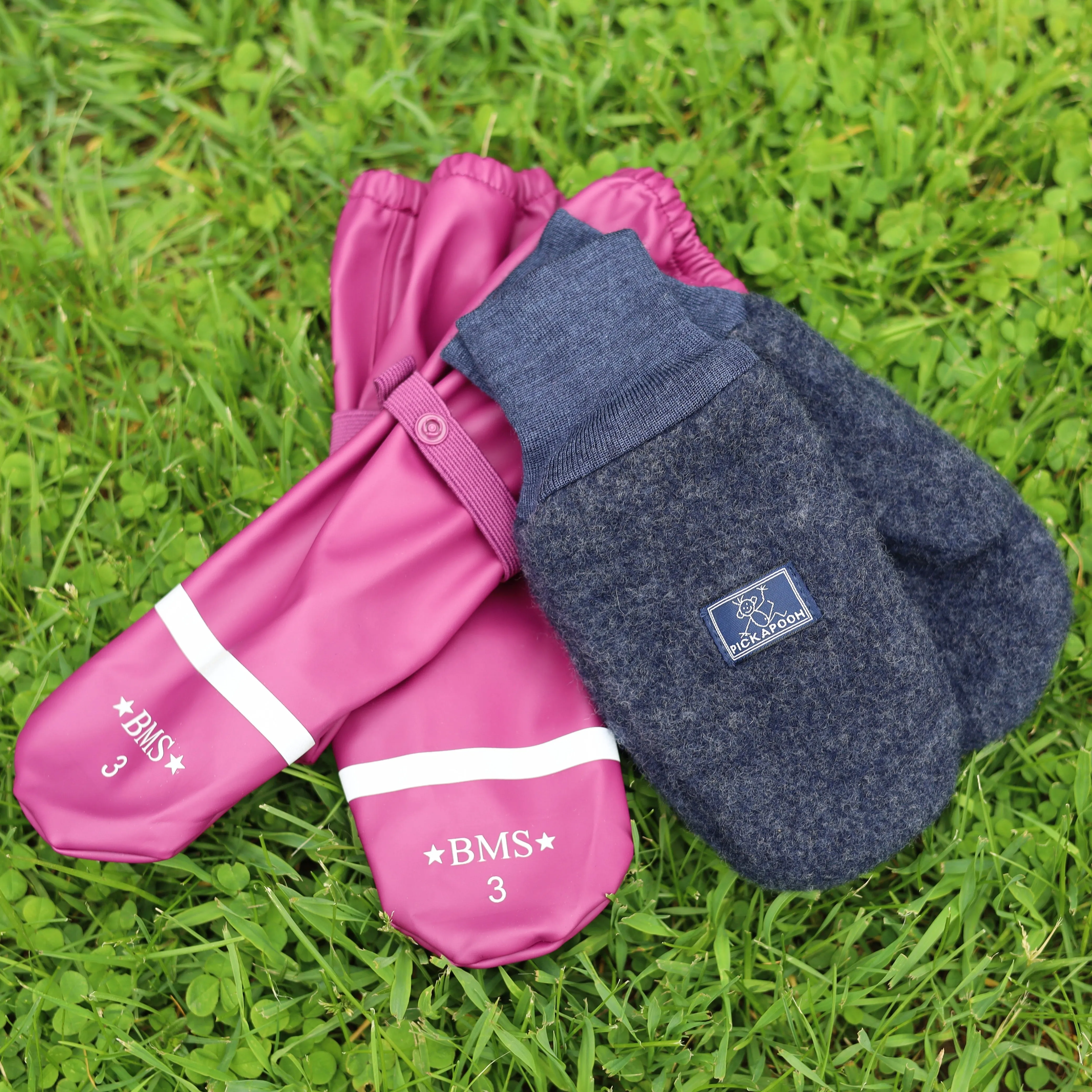 BMS Baby/Toddler Waterproof Rain Mitts, Unlined