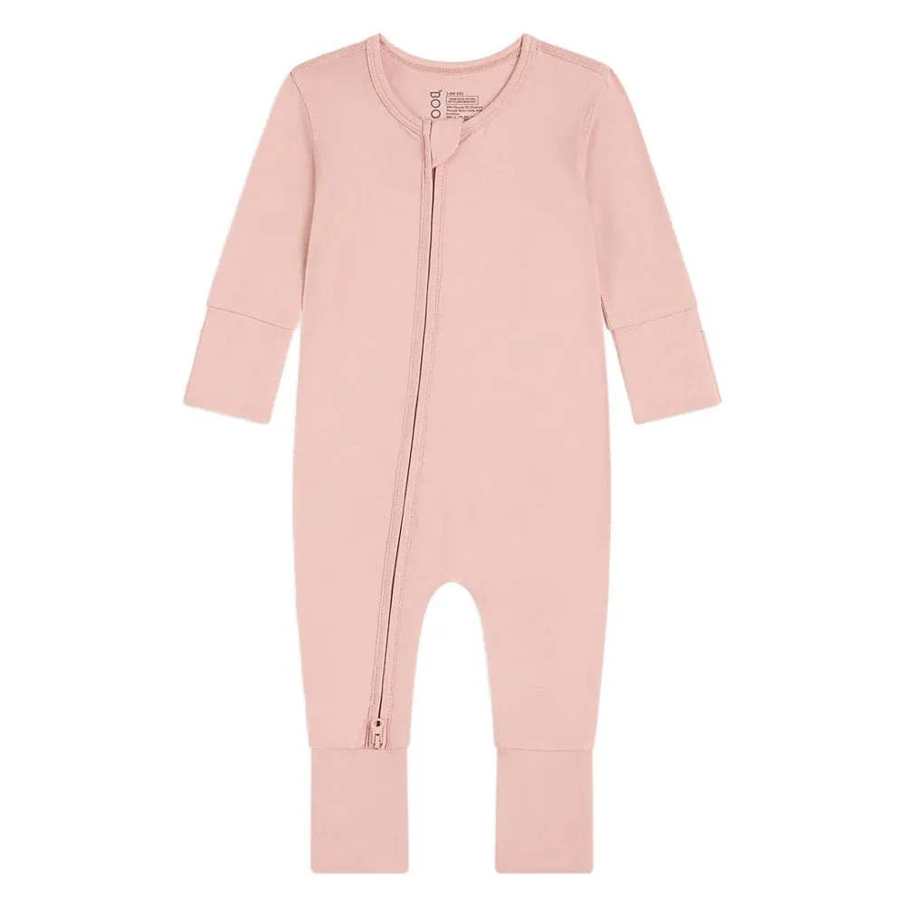 Boody Baby Long Sleeve Romper Dusty Pink