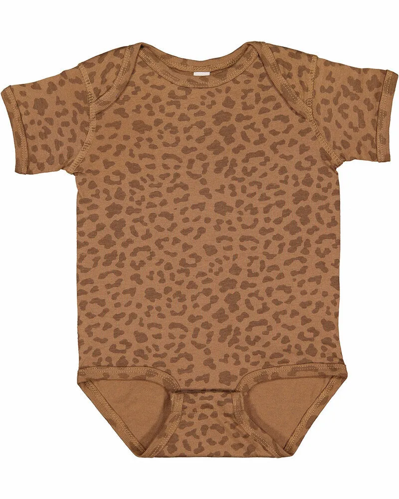 Brown Leopard Print Onesie