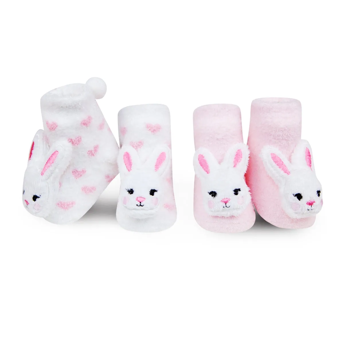 Bunny Rattle Socks