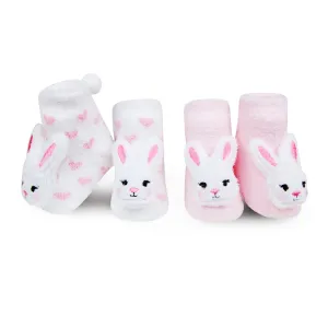 Bunny Rattle Socks