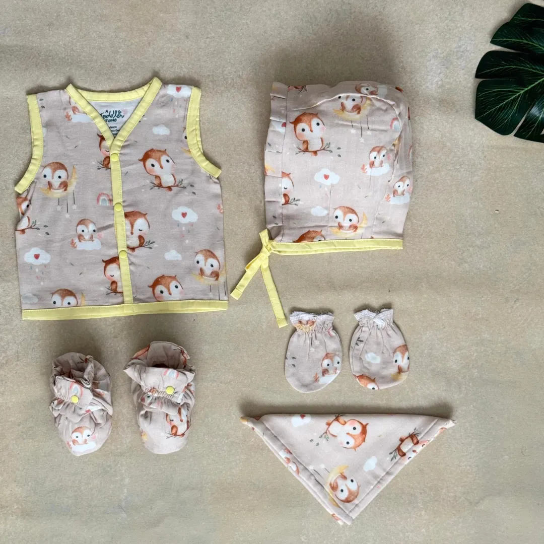 Bunny Rides - Muslin 5 Piece Gift Set (0-3 Months)