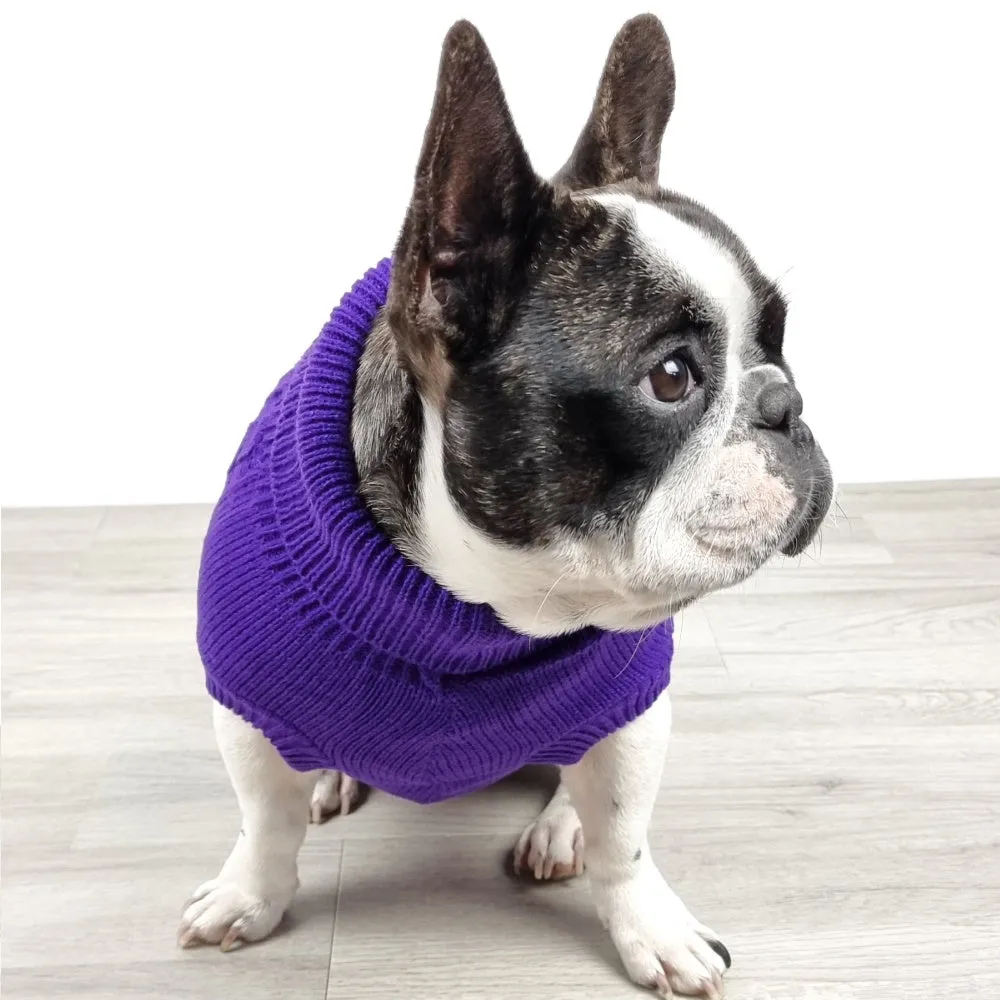 Cable Knit Jumper - Grape