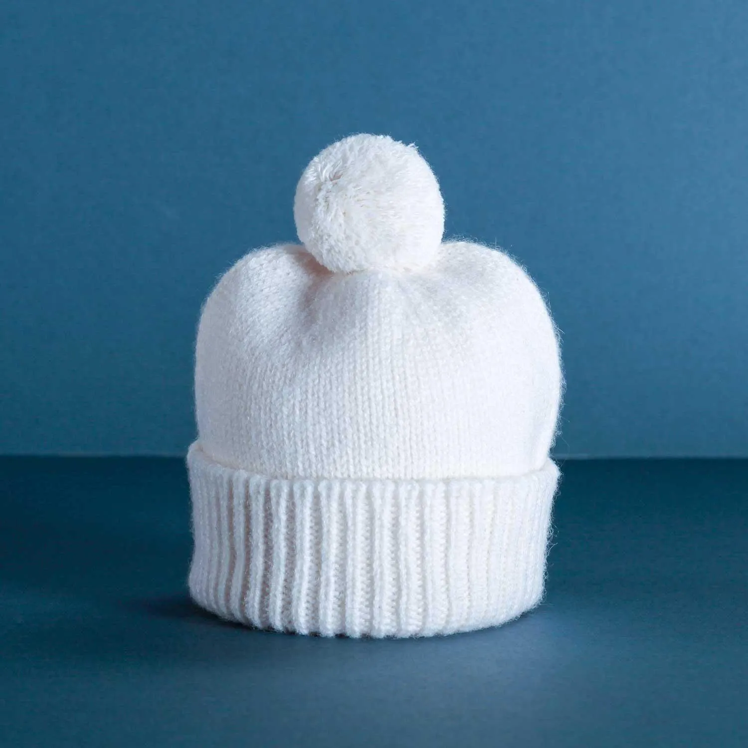 Cashmere Baby Pom Pom Hat