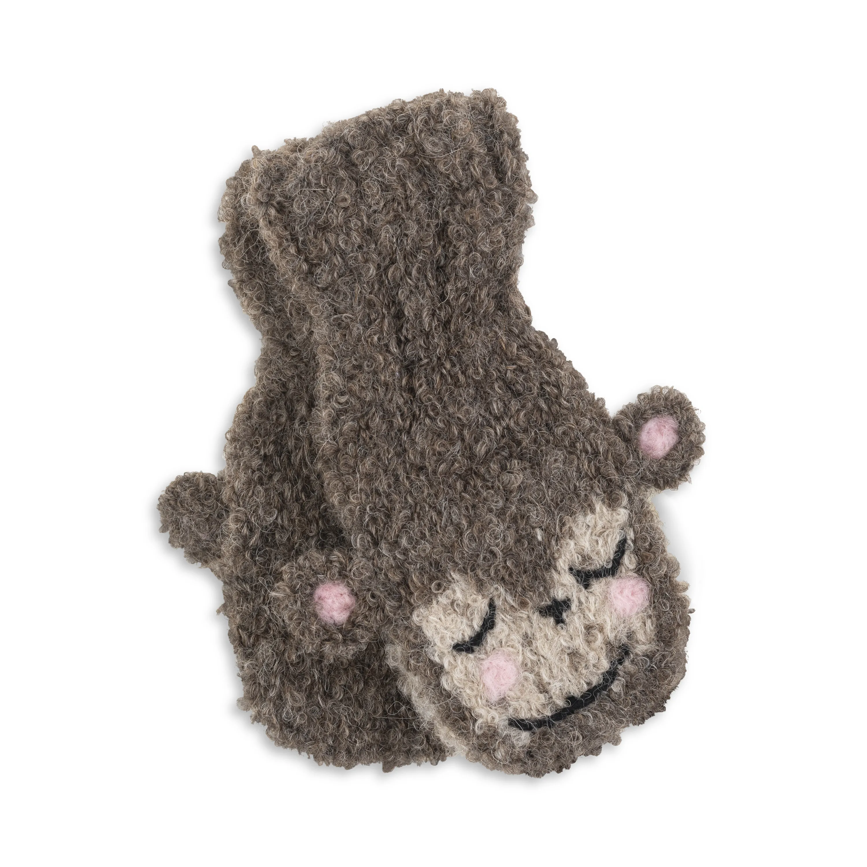 Children's Animal Alpaca Wool Mittens