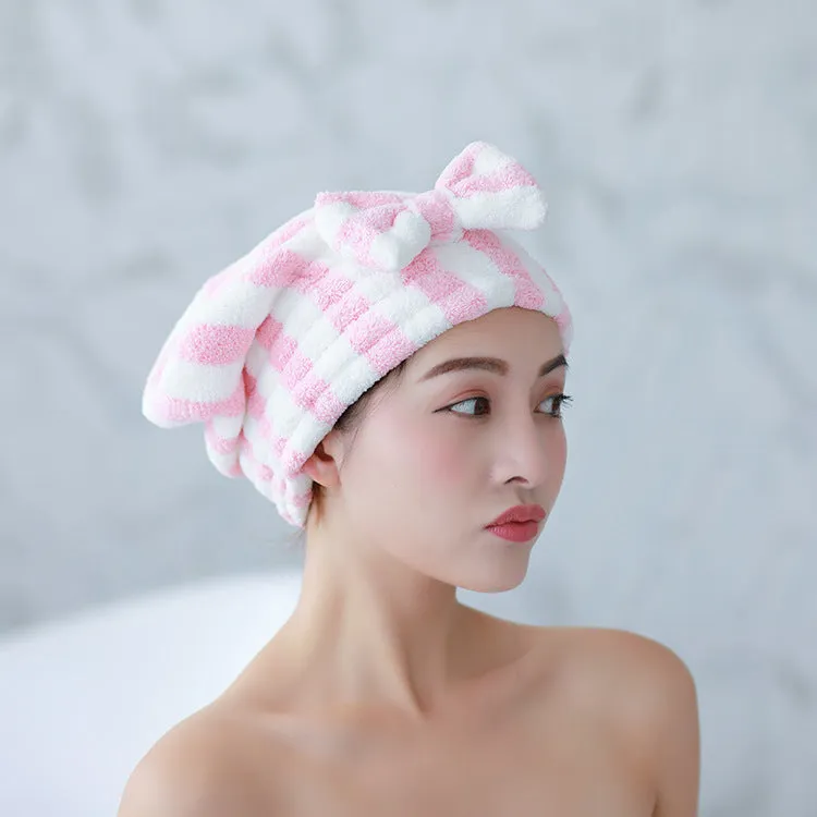 Coral Fleece Hair Drying Cap, HG0026