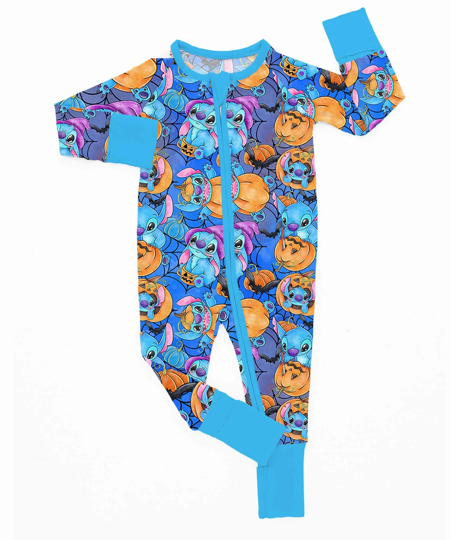 Creepy Cute Stitch or Treat - Bamboo Zippy Romper