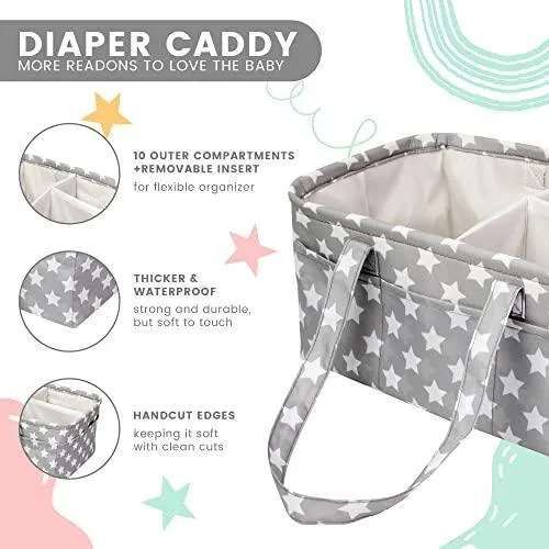 Earlybird Nappy Caddy – Baby Caddy Organiser Portable