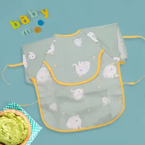 Elephant Mint Green Wear Me Bib