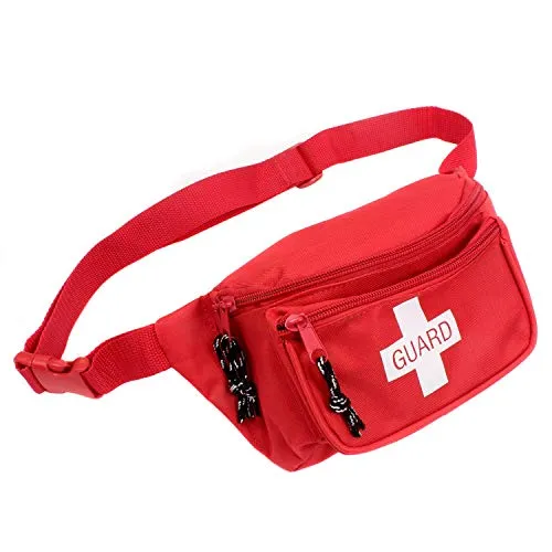 Ever Ready First Aid, Fanny Pack/Hip Pack, Fully Stocked First Aid Kit with Adult & Infant CPR Combo Masks (72 Piece Set)