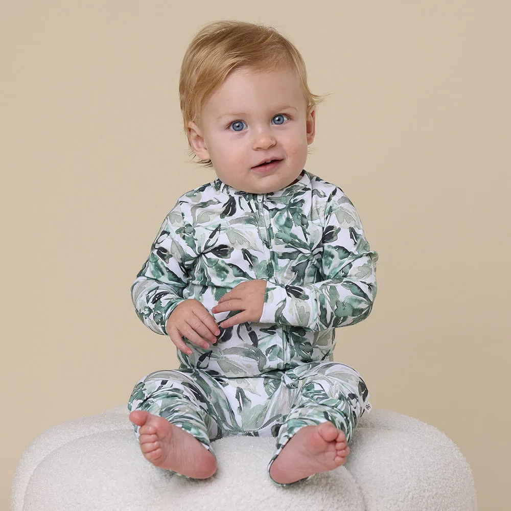 Evergreen Organic Snugglesuit Convertible Romper