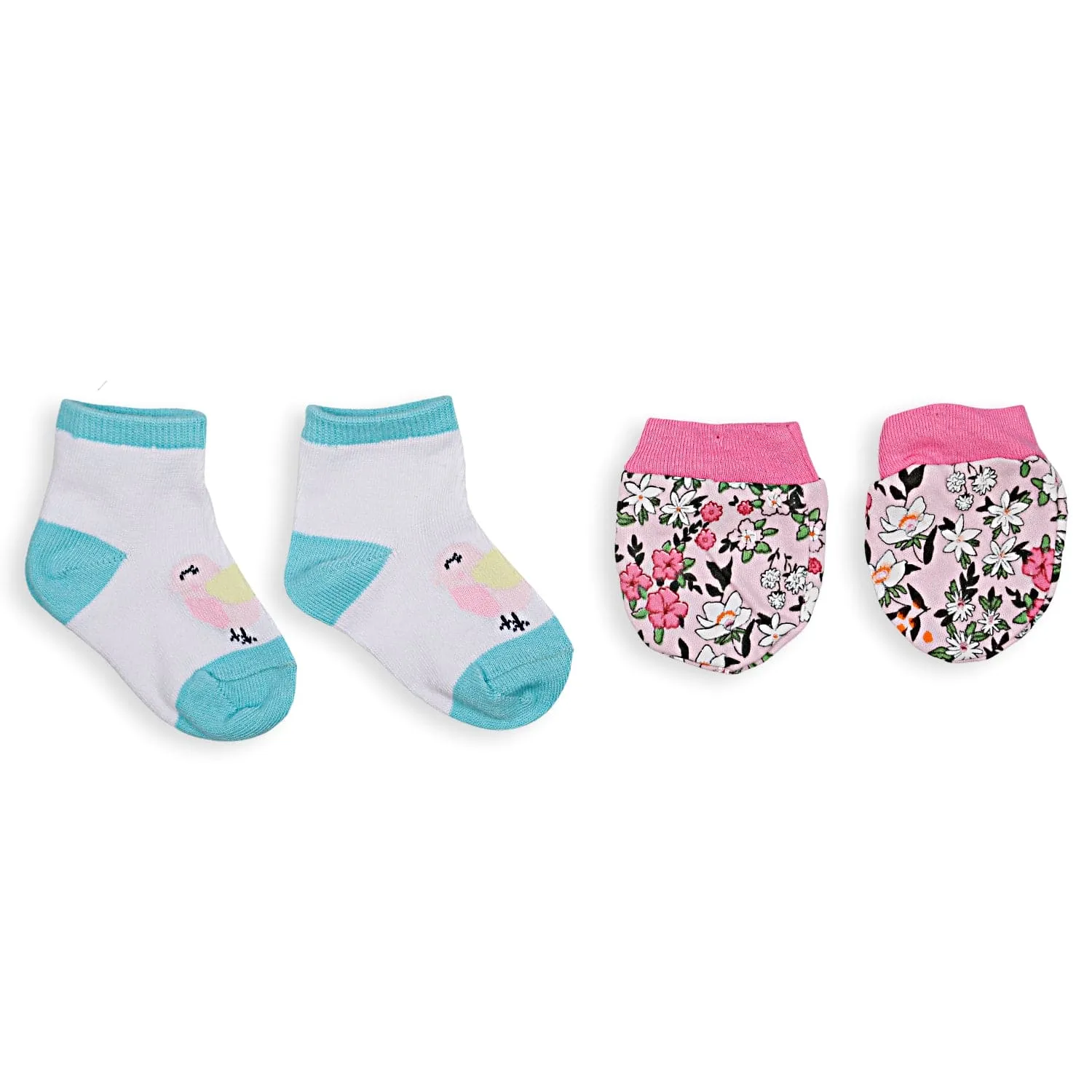 Feeding Bibs Socks And Mittens Set Of 3 Nightingale Pink