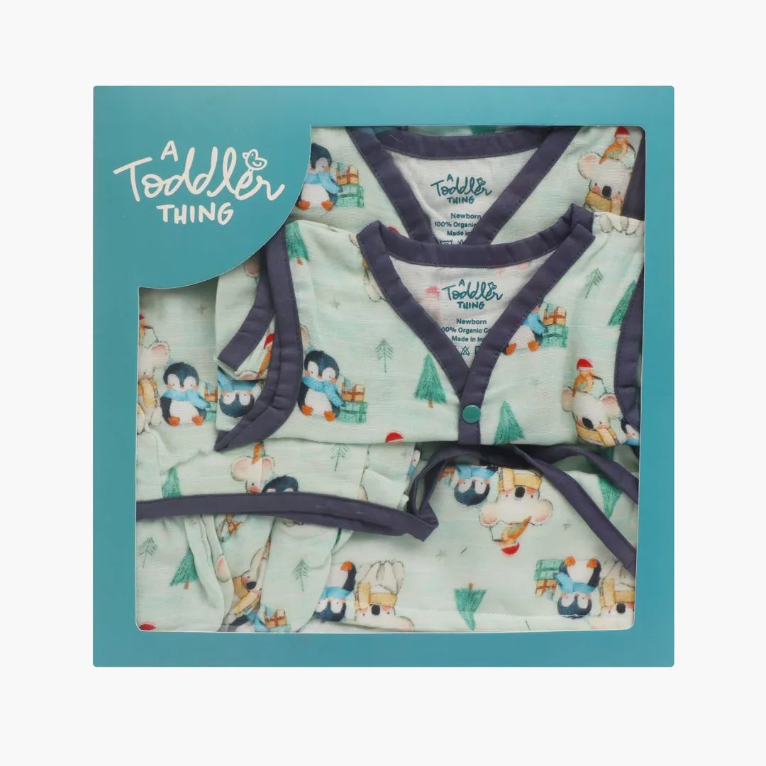 Fishing Fun - Muslin 5 Piece Gift Set (0-3 Months)