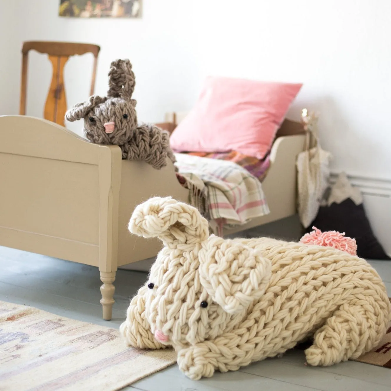 Giant Arm Knit Bunny Kit - Small