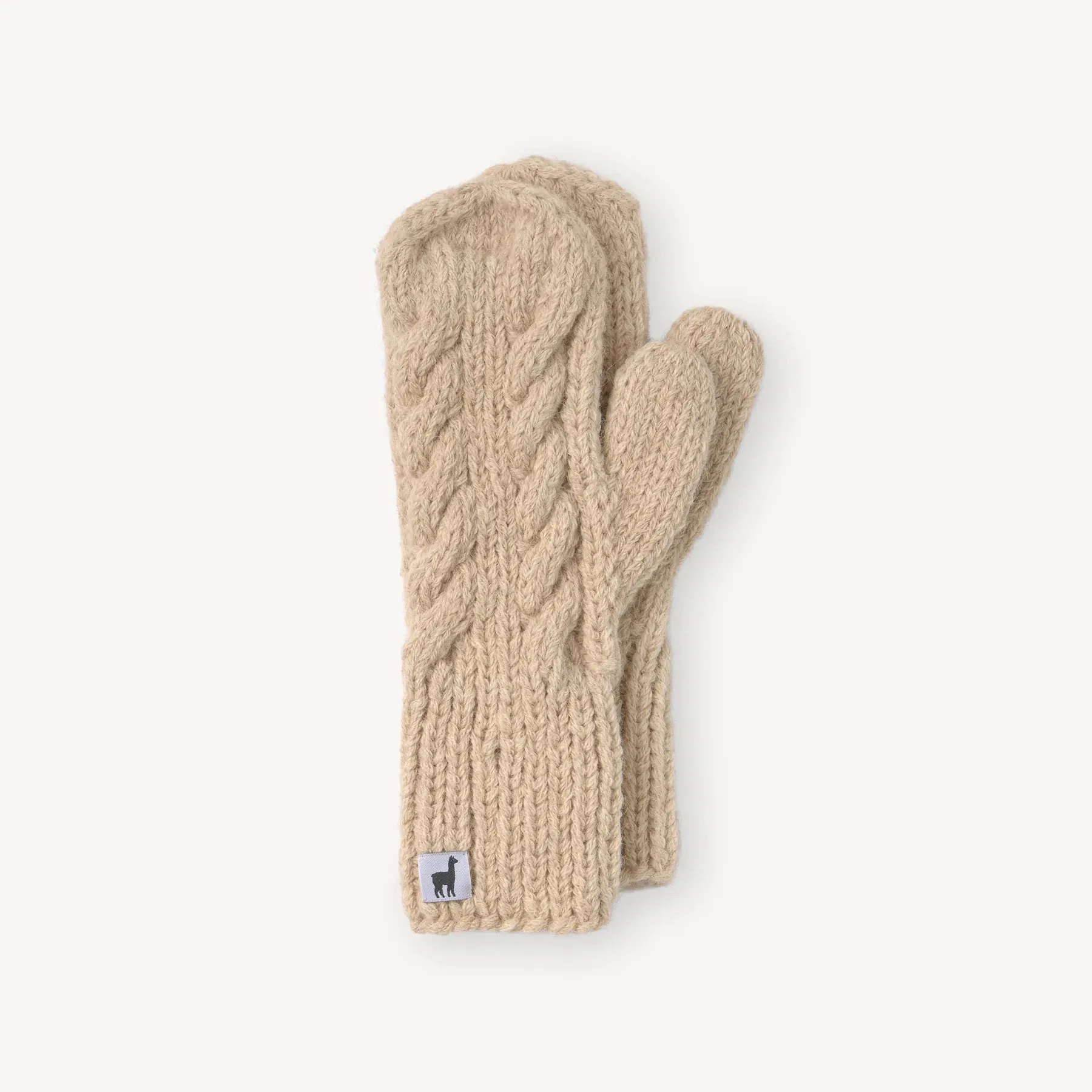 Hand-Knit Alpaca Mittens