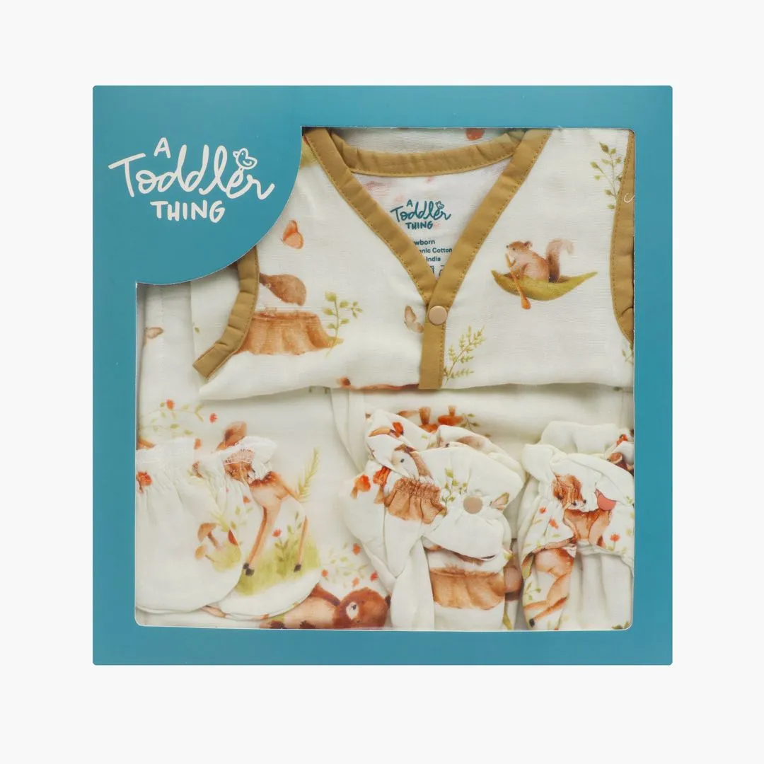 Juicy Joy - Muslin 5 Piece Gift Set (0-3 Months)