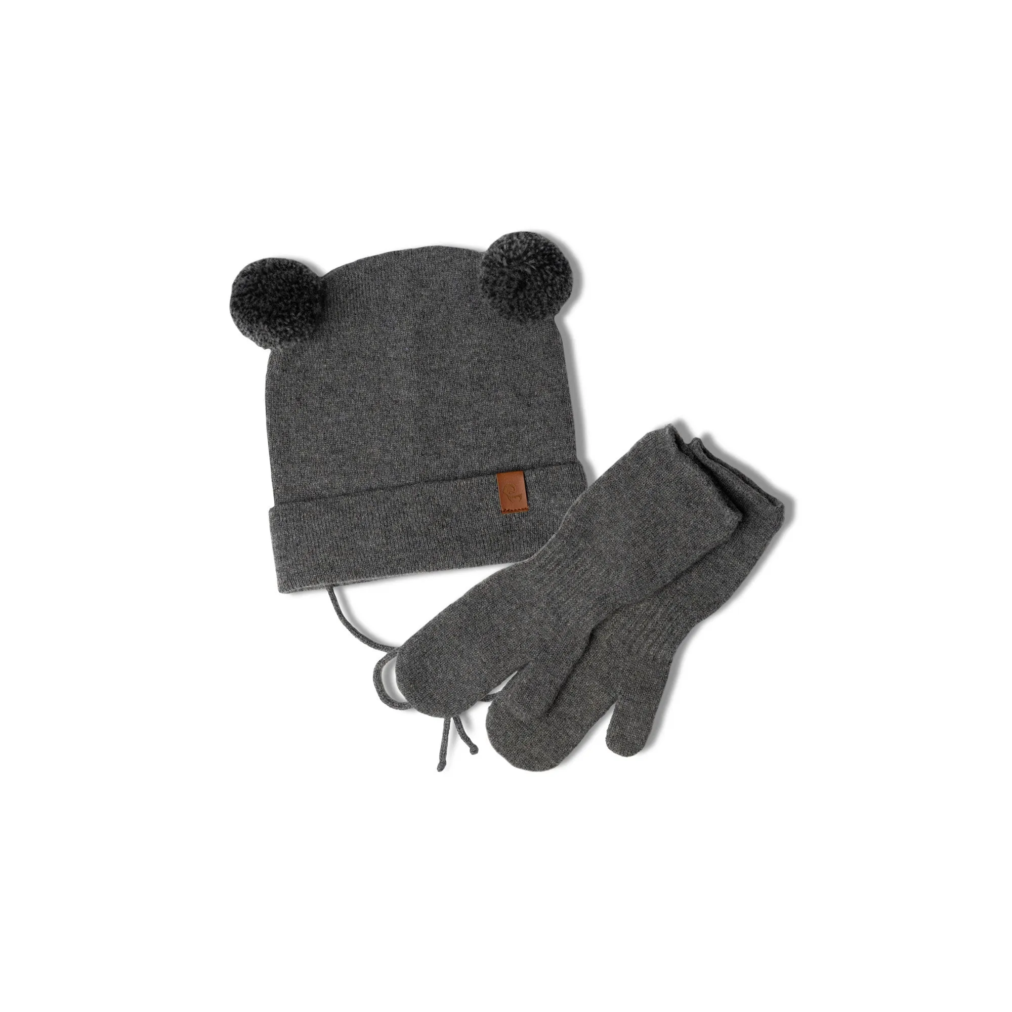 Knit Baby Beanie & Mittens 2-Piece