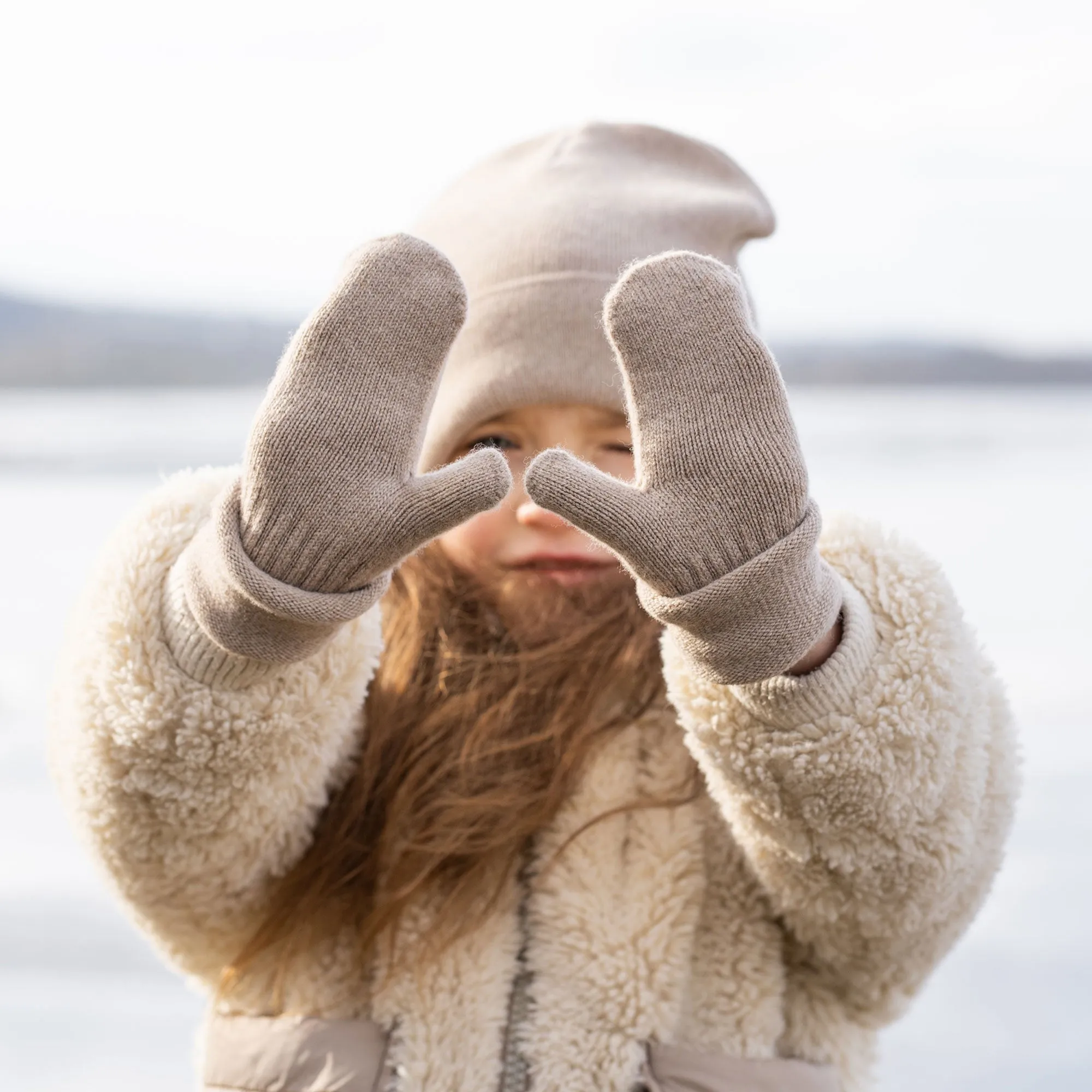 Knit Baby Beanie & Mittens 2-Piece