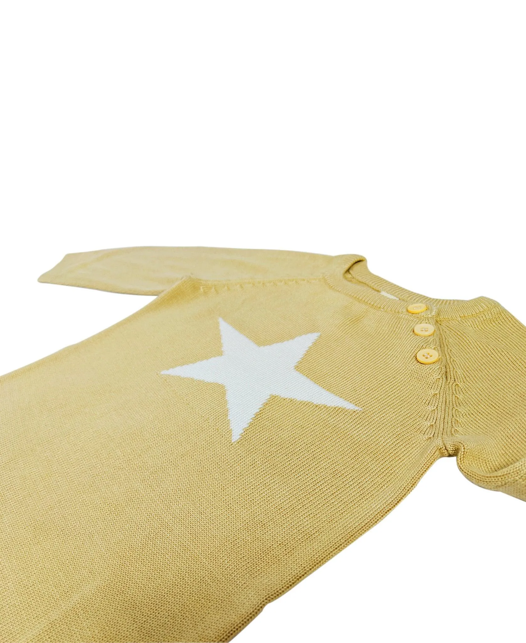 Knit Bamboo Star Rompers