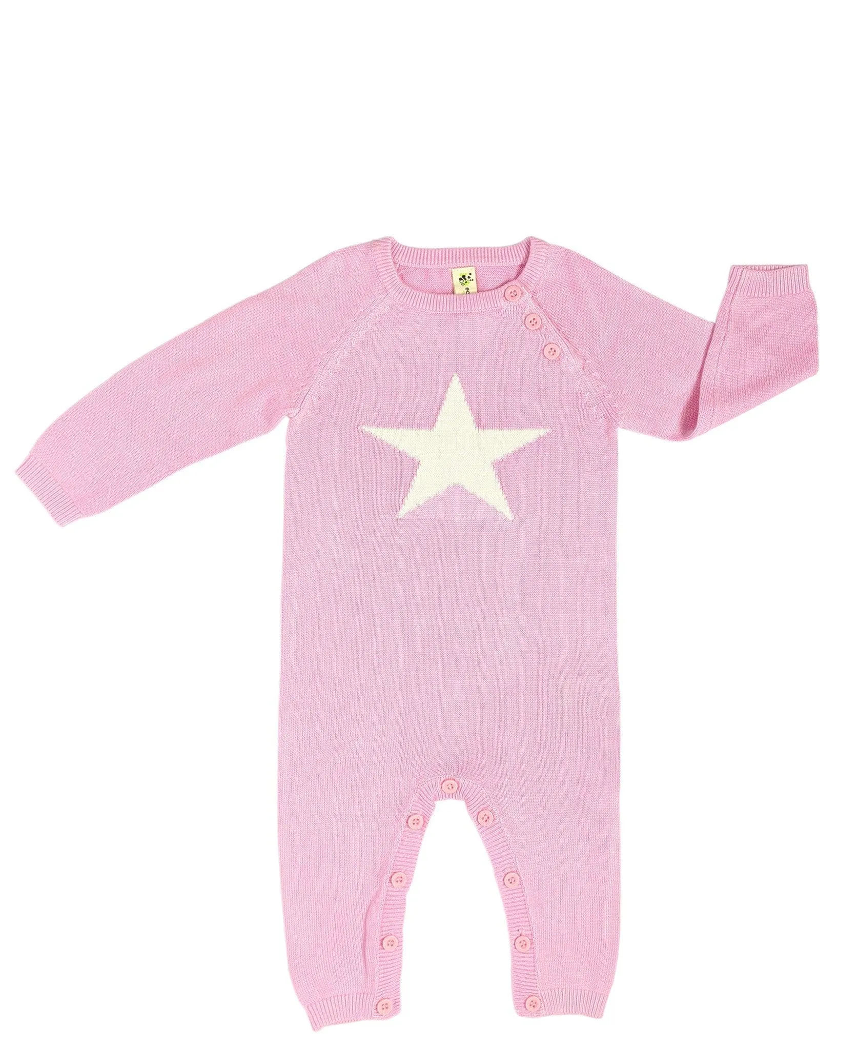 Knit Bamboo Star Rompers