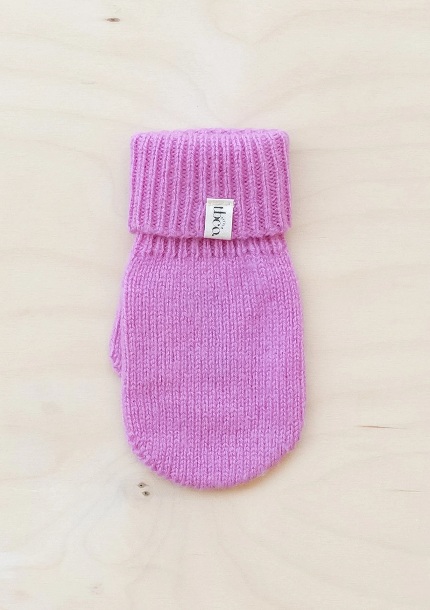 Merino Wool Kids Mittens in Pink