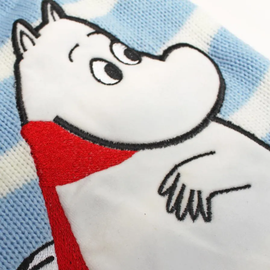 Moomin Stripey Hot Water Bottle With Moomin