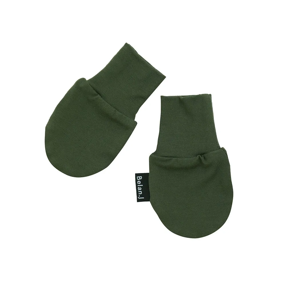 Non-Scratch Mittens - Forest Green