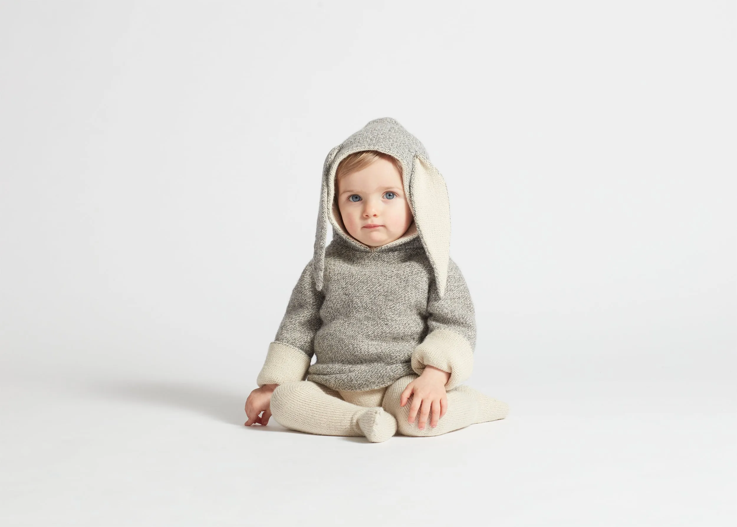 Oeuf Reversible Rabbit Hoodie