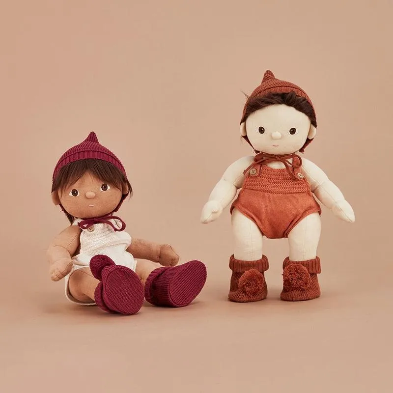 Olli Ella Dinkum Doll Knit Set Plum